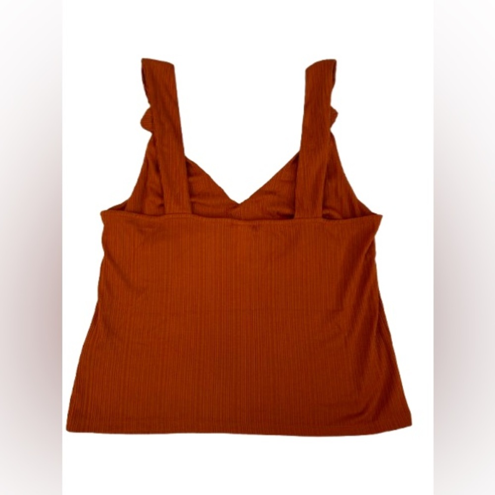 H&M Burnt Orange Sleeveless Tank Top Size M - Picture 3 of 8